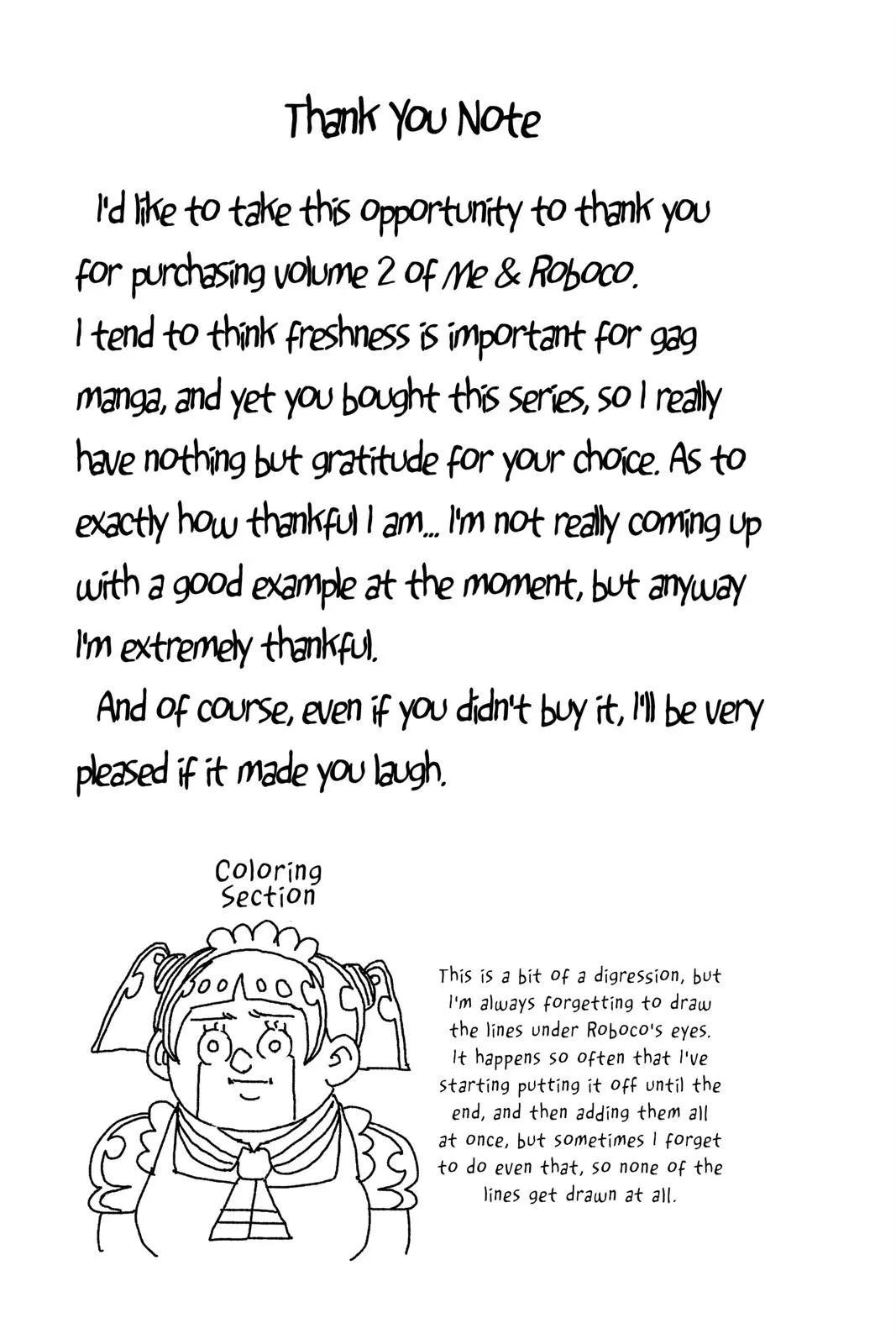 Read Me and Roboco Manga Online