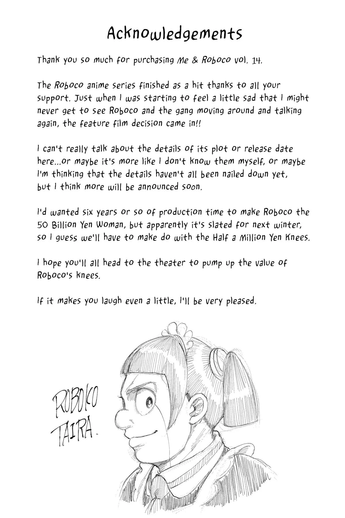 Read Me and Roboco Manga Online