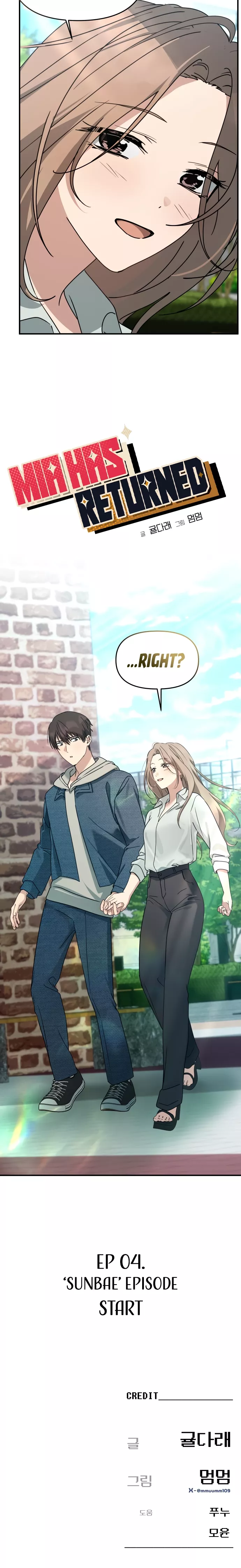 Read Mia Has Returned Manga Online