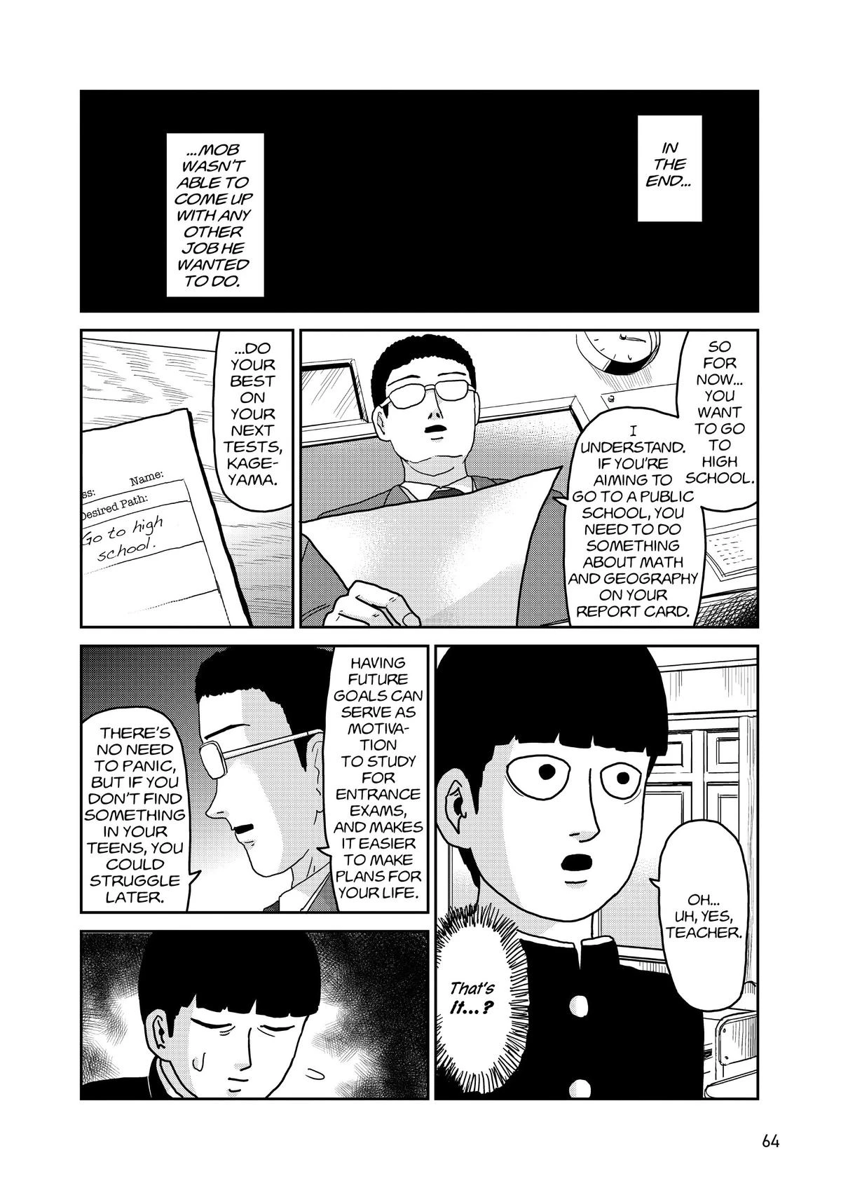 Read Mob Psycho 100 Manga Online
