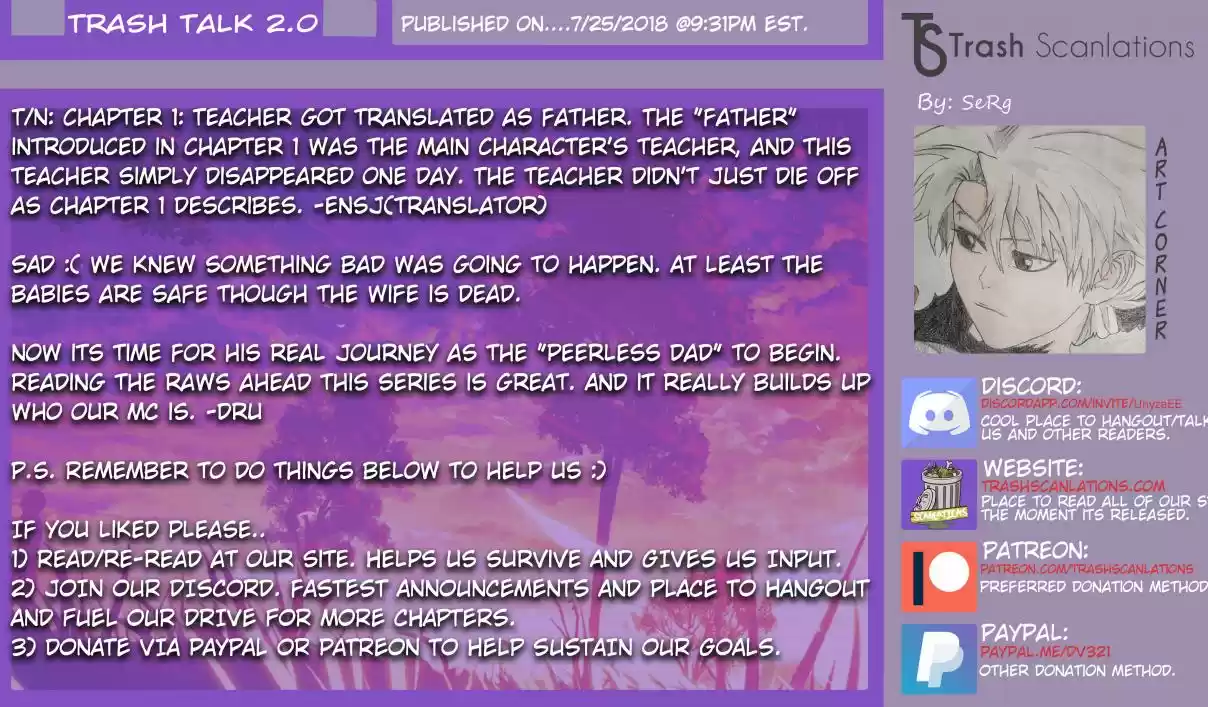 Read Peerless Dad Manga Online