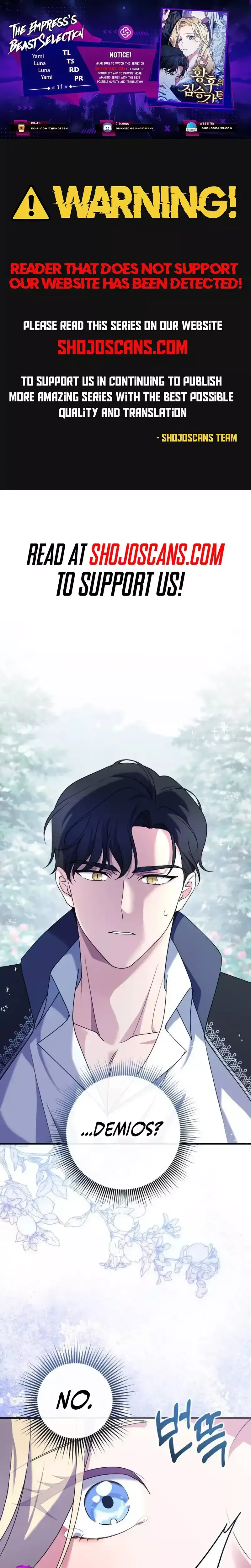 Read The Empress’s Two Wolves Manga Online