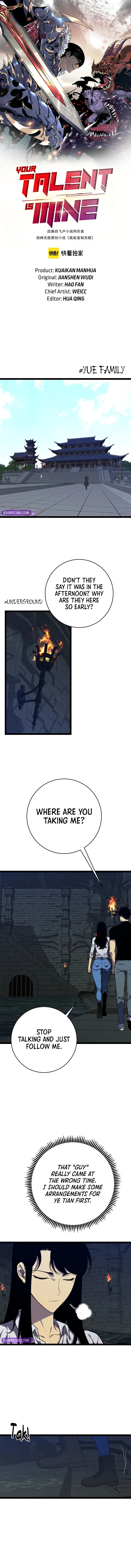 Read Your Talent is Mine Manga Online