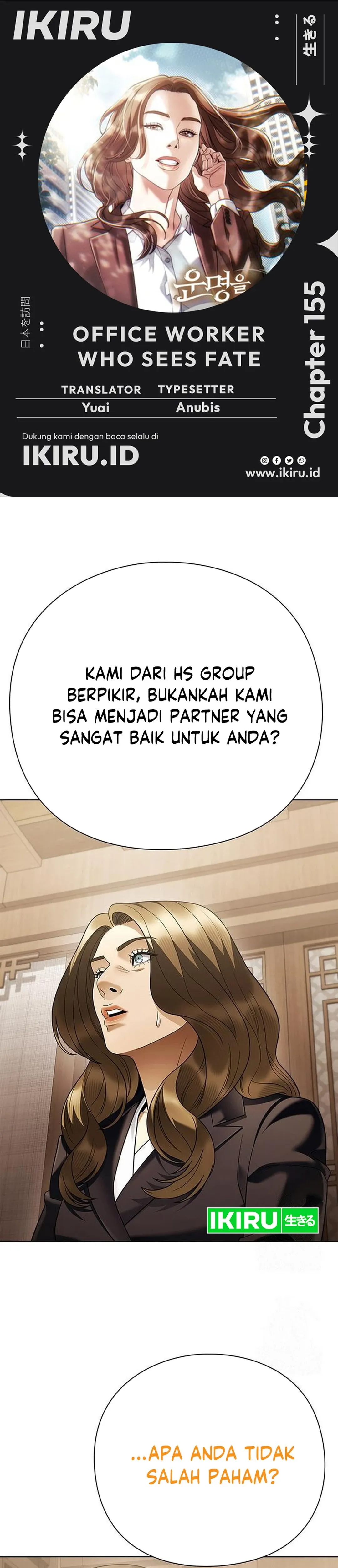 Read Office Worker Who Sees The Fate ID Manga Online